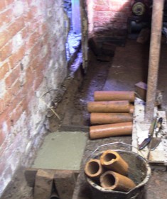 Drain Pipes and Footings